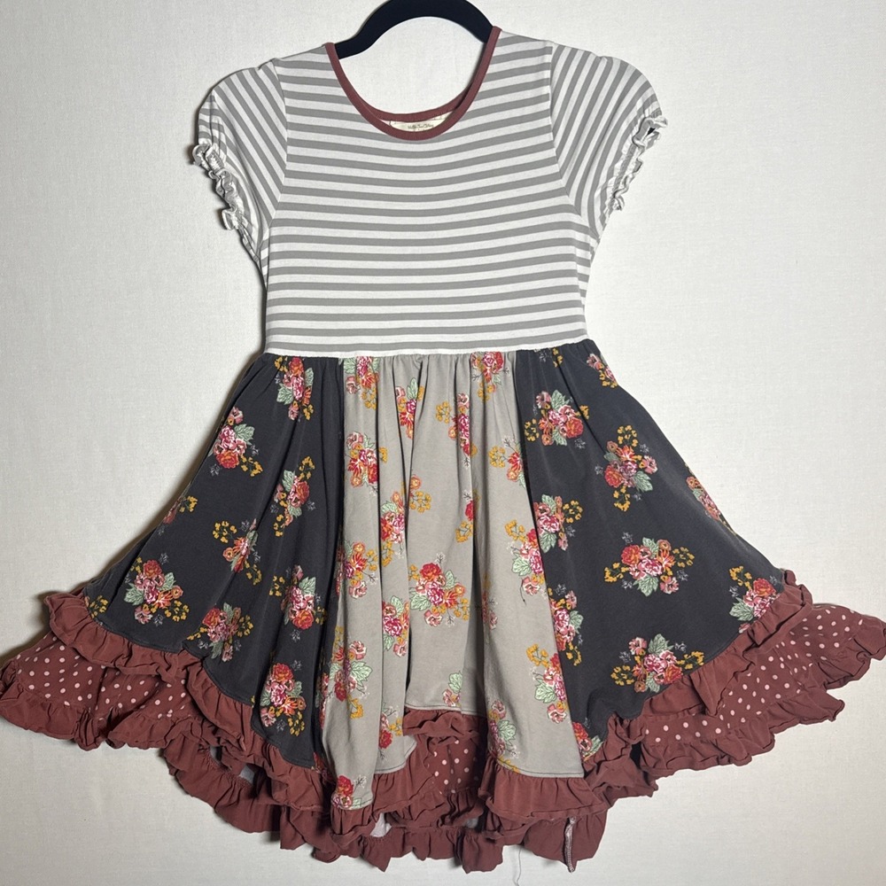 Matilda Jane With Joanna Gaines Colorful Cotton Blend Dress Girls 12